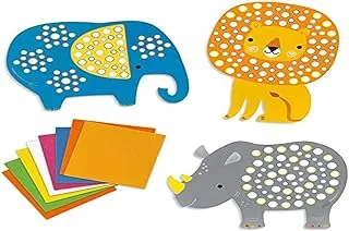 Djeco Soft Jungle Sticker Mosaic Collage Kit - DJ09097