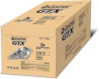 Castrol GTX 20W-50 (12X1L Bottles)