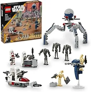 LEGO® Star Wars™ Clone Trooper™ & Battle Droid™ Battle Pack 75372 Building Blocks Toy Set; Toys for Boys, Girls, and Kids (215 Pieces)