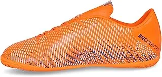 Nivia Encounter Football Stud mens Nivia Men's Encounter 9.0 F.B Stud Football Shoes - Orange/R.Blue, UK-10