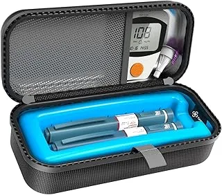 SHBC Insulin Pen Carrying Case Portable Medical Cooler Bag for Diabetes with Protective Ice Brick - Convenient to Changing Needles with Each Injection