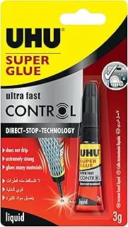 Uhu Super Liquid Glue 3 g, Clear