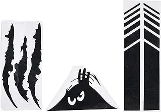 Car Front Lights Headlight Decal Sticker Car Car Auto Auto Car Auto Auto Wake/North Ghost Sticker 8x20cm Sticker Decal 15 * 5cm Left and Nordic Vinyl Self-Adhesive