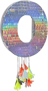 Meri Meri Party Pinata Zero Number, Silver