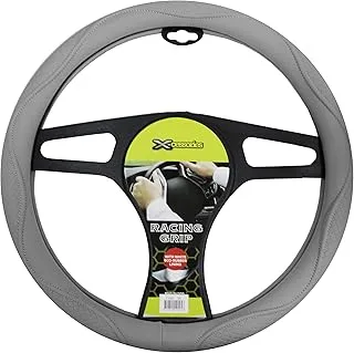 Xcessories Leather Steering Cover (Grey)