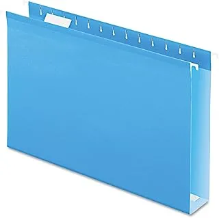 Pendaflex 04153X2 BLU Extra Capacity Reinforced Hanging Folders, 2