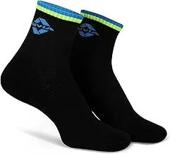Nivia Foot Compress Sports Socks Ankle (Pack OF3), Multicolor, 8831