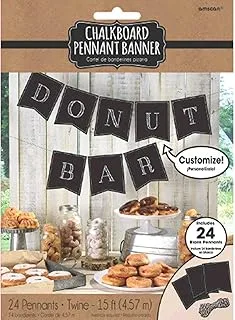 Chalkboard Paper Pennant Banner