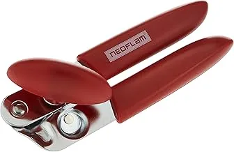 Neoflam Can opener in stainless steel material with ABS handle 17.5x5.5cm Red Kitchen tools