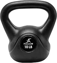 ProSource Vinyl Plastic Kettlebell من 10 و 15 و 20 و 25 و 30 و 35 رطلاً