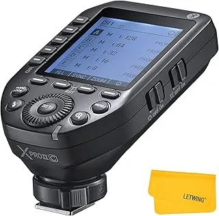 مشغل فلاش لاسلكي Godox XProII-C TTL 2.4G لاسلكي HSS 1/8000s جهاز إرسال فلاش متوافق مع كاميرات Canon