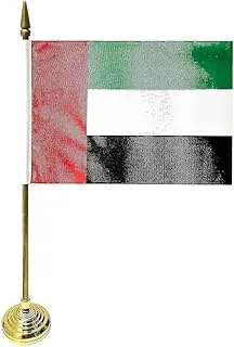 Smiffys UAE Table Flags 3Pcs/Pk 15x21cm