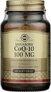 Solgar Coq-10 100 Mg, Softgels, 60 Count