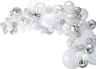 Silver Balloon Arch Kit