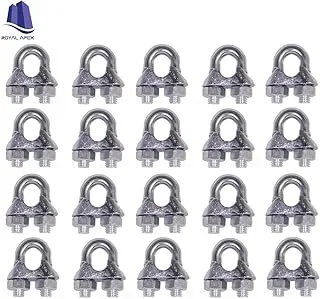 Royal Apex Wire Rope Cable Clip Clamp U Bolt Saddle Fastener (6 MM)