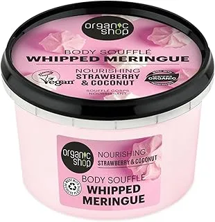 OS Whipped Meringue body souffle. Nourishing. Strawberry & Coconut, 250 ml