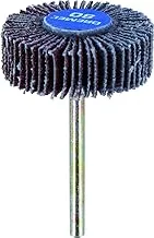 Dremel 504 flap wheel (4,8 mm, grit 80), rotary tool accessory for sanding, light material removal and finish smoothing