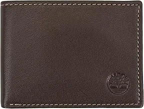 Timberland Men's Sportz Quad Leather Passcase Wallet, 3 H x 4 L Inches