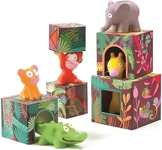Djeco Maxi Topanijungle Stacking Cubes Toy