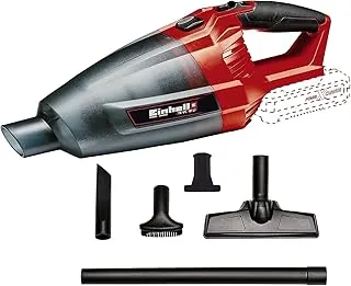 Einhell 2347124 Cordless Handheld Vacuum TE-VC 18 Li-Solo Power X-Change 18V (Lithium-ion, 540 ml dust Container, incl. 3 nozzles, Extension and Wall Brackets. Battery and Charger not Included)