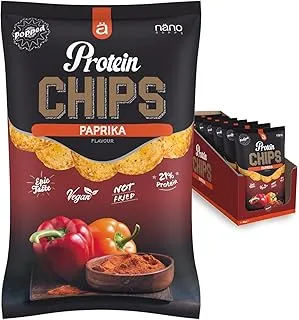 Nanosupps 40g Protein Chips with 21% Protein Paprika Flavour