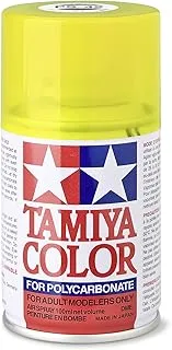 Tamiya Ps-42 Translucent Lexan Spray Paint, Yellow, 3oz, Tam86042