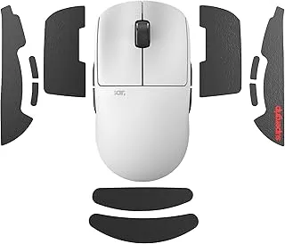 مجموعة شريط قبضة Pulsar Gaming Gears SUPERGRIP لـ X2A متوسط ​​ممتص للعرق عالي الأداء ومضاد للانزلاق 3M لاصق بدون بقايا شريط قبضة ماوس رفيع للغاية 0.5 مم (0.02 بوصة)