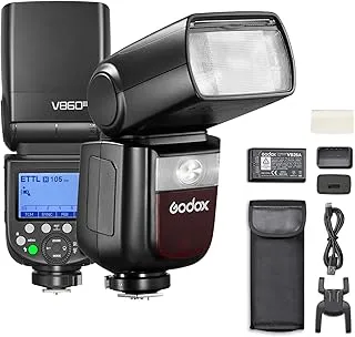 فلاش الكاميرا Godox V860III-N Speedlite لنيكون، TTL فلاش Speedlight على الكاميرا مع بطارية ليثيوم أيون 7.2 فولت/2600 مللي أمبير في الساعة، مزامنة عالية السرعة 2.4 جيجا، متوافقة مع كاميرات نيكون