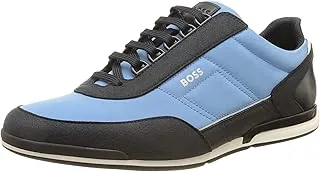 BOSS Mens Saturn Lowp flny Shoes, Color: Open Blue, Size: 44 EU