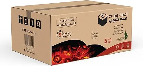 Cube Charcoal for Grilling and Heating 5 kg