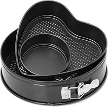 Royalford RF7046 , 3 Pcs Spring Form Set , Black,Aluminum