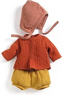 Djeco Pomea Doll Outfit, Mandarine