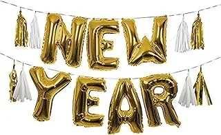 Meri Meri New Year Balloon Garland, Gold