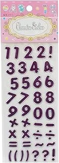 Apple YYY E-80 Glitter Letters Sticker - Fuchsia