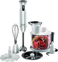 Russell Hobbs Aura 6 in 1 Hand Blender, White, 5.3 kg, 21500, 1piece
