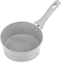 Royalford RF9474 18Cm Marble Coated Smart Saucepan - Grey