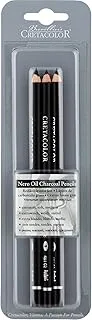 Cretacolor Nero Oil Charcoal 3-Pencil Set
