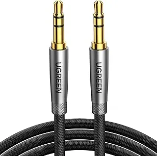 UGREEN 3.5mm Audio Cable Aux Cable Braided Male to Male Stereo Auxiliary Aux Jack Compatible for iPhone, iPad, Samsung Smartphones, Tablets Car Home Stereos, Beats Bose Sony Headphones Speaker- (2M)