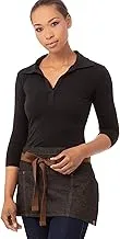 Chef Works AB035-BLK-0 Memphis Bib Apron, Black, Black, One size