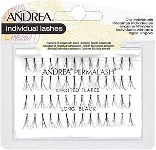 Andrea Knotted Flares Eyelashes, Long, Black