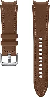 حزام ساعة من الجلد الهجين من السيليكون من سامسونج الكترونيكس، متوسط/كبير، لساعة Galaxy Watch 4 وGalaxy Watch 4 Classic (الإصدار الأمريكي)، جملي (ET-SHR89LAEGUJ)