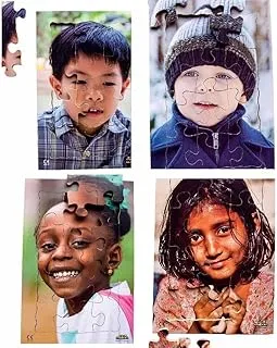 Children Of The World Tray Puzzles - Set Of 4