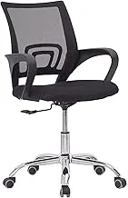 Mahmayi mesh_chair_004_1 كرسي مكتب كمبيوتر شبكي ، أسود ، 004