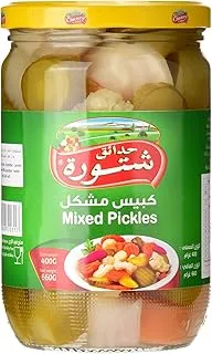 Chtoura Garden Mix Vegetable Pickle, 600 g, Multicolour