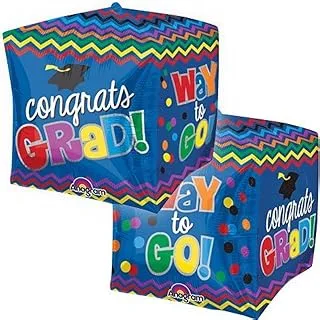 Graduation Celebration Cubez Balloon 15in