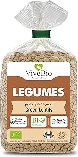 عدس أخضر عضوي من فيف ، 500 جم