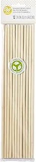Wilton Dowel Rods 12 Pieces, WT-399-1010, Brown, Bamboo