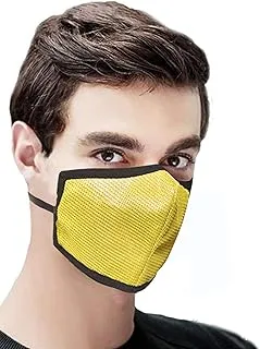 Swayam Reusable 4-Layers Outdoor Protective Face Mask-Yellow