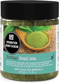 Juman Dead Sea Green Tea Body Scrub With Dead Sea Minerals 325 G