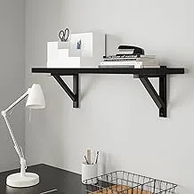 Home gallery wall shelf 80x22 cm black